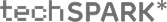 grey techspark logo